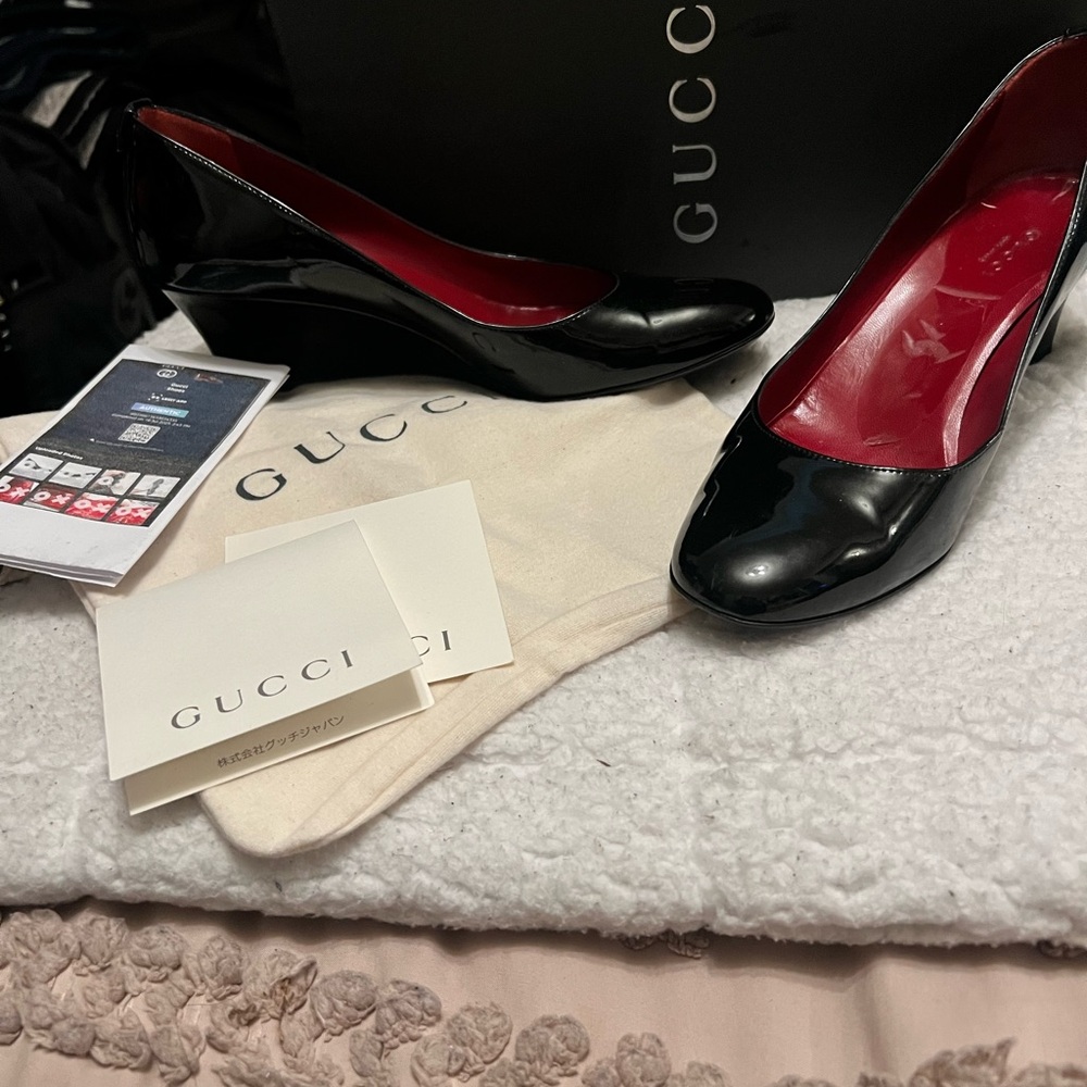 Gucci Black Wedges - Picture 2 of 10